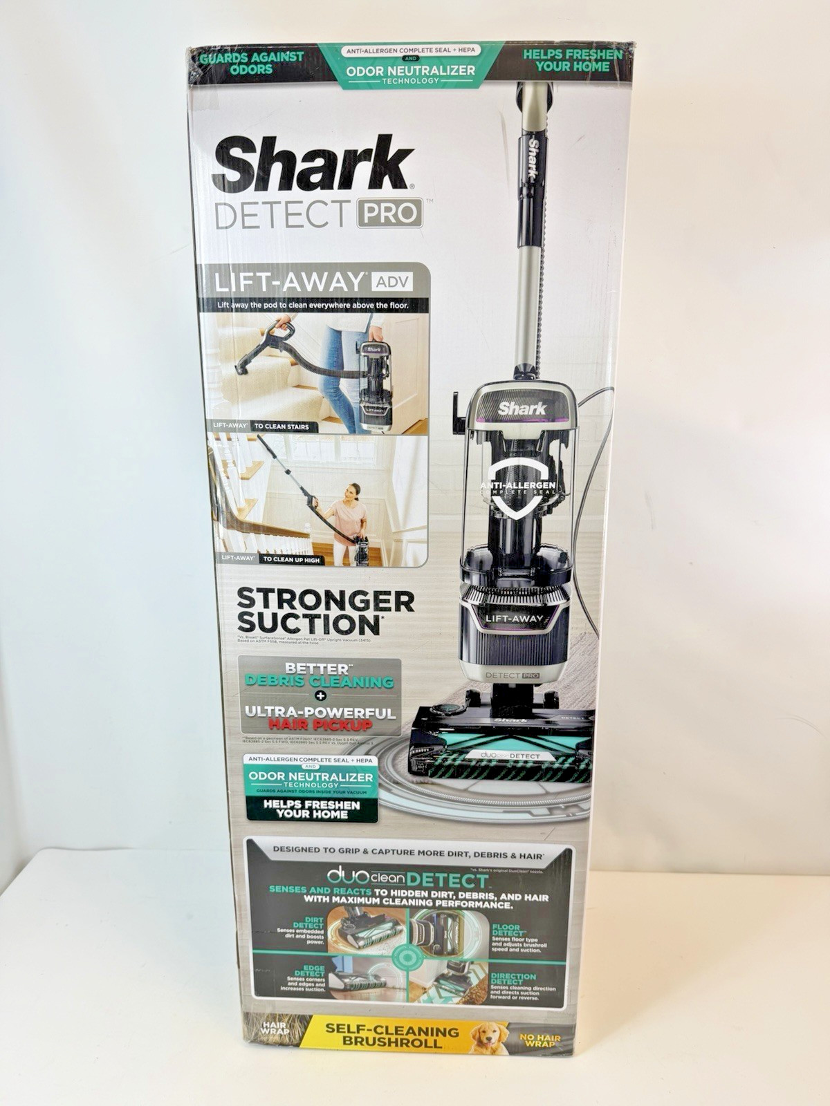 NEW Shark LA800 Vacuum Detect Pro Liftaway ADV Odor Neutralizer