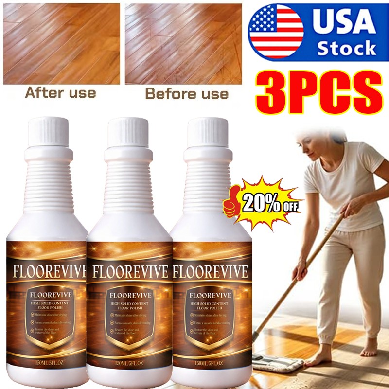 3X Floorevive Floor Restorer Floor Restorer/Polish -Revitalize And Shine Wood US