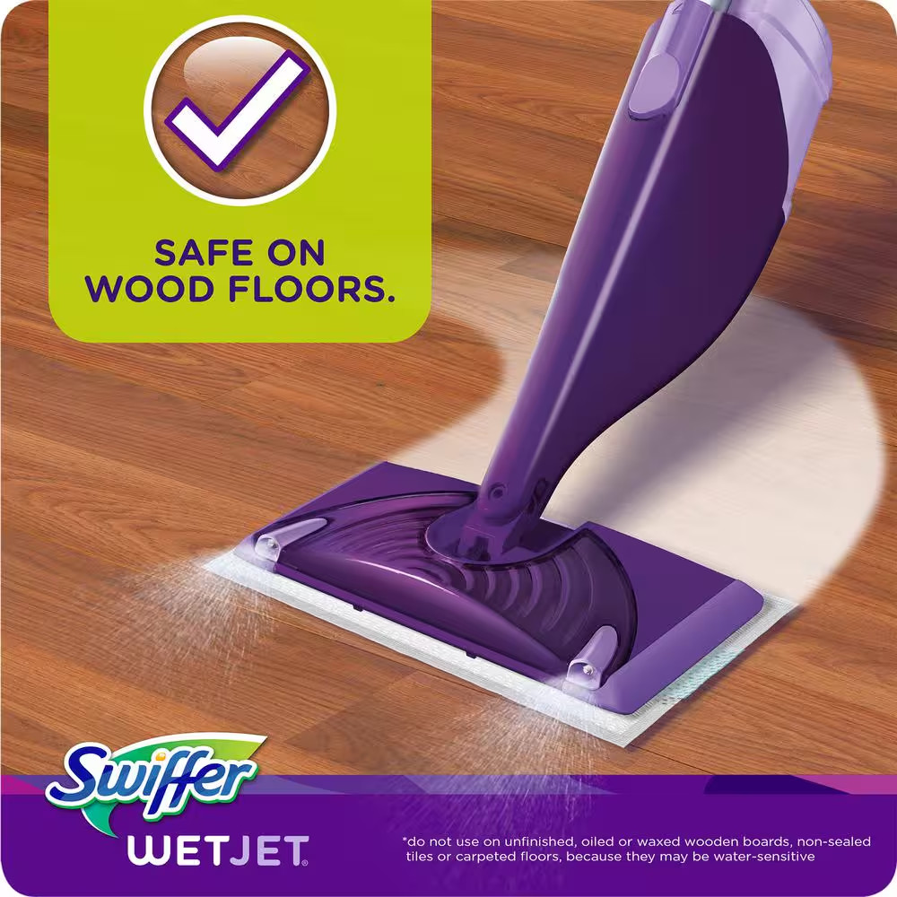 Wetjet Cleaning Wet Mop Pad Refills (24-Count, 2-Pack) Free Ship NEW