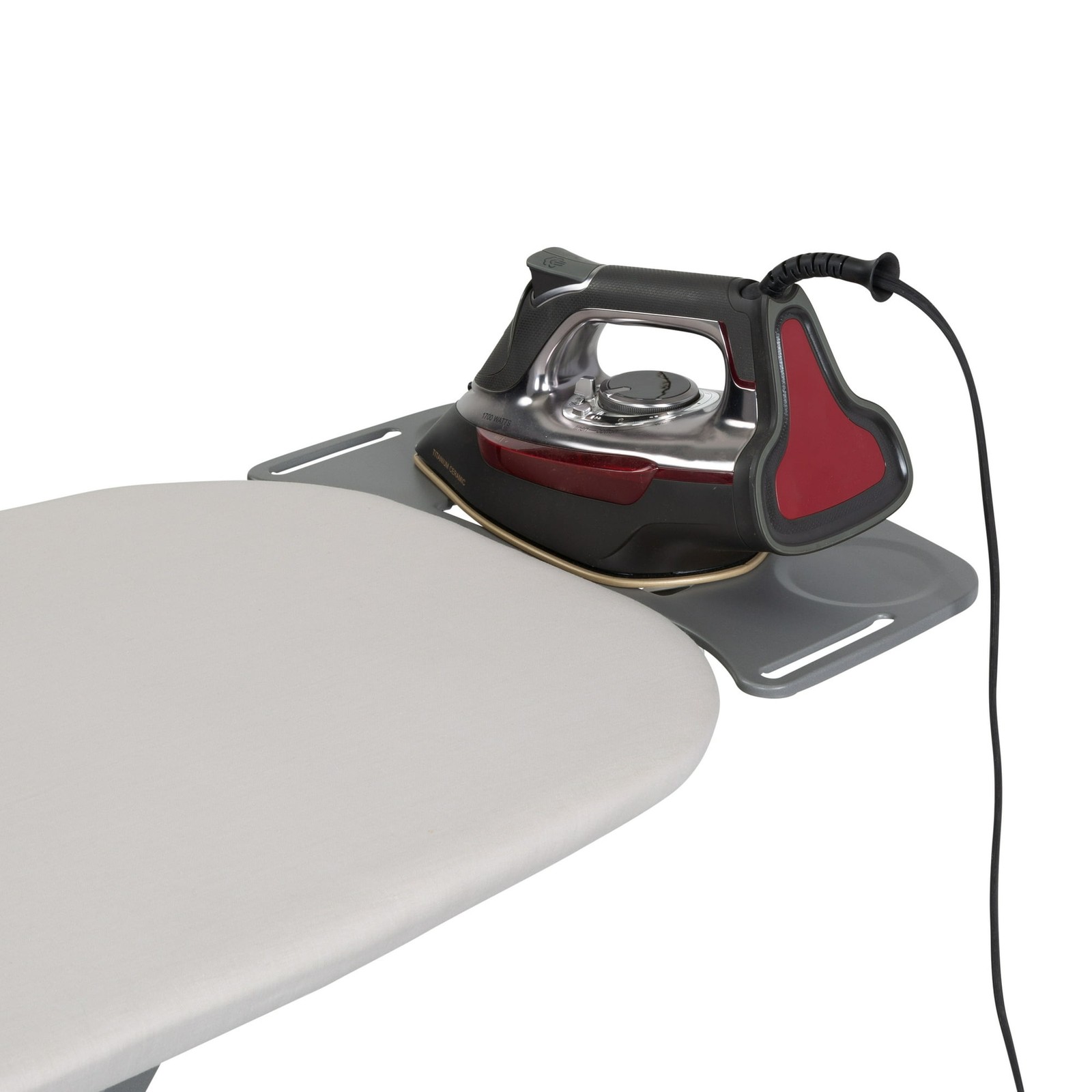 Wide‑Top Ironing Board – 47″ x 38″, Adjustable Height, Steel Frame