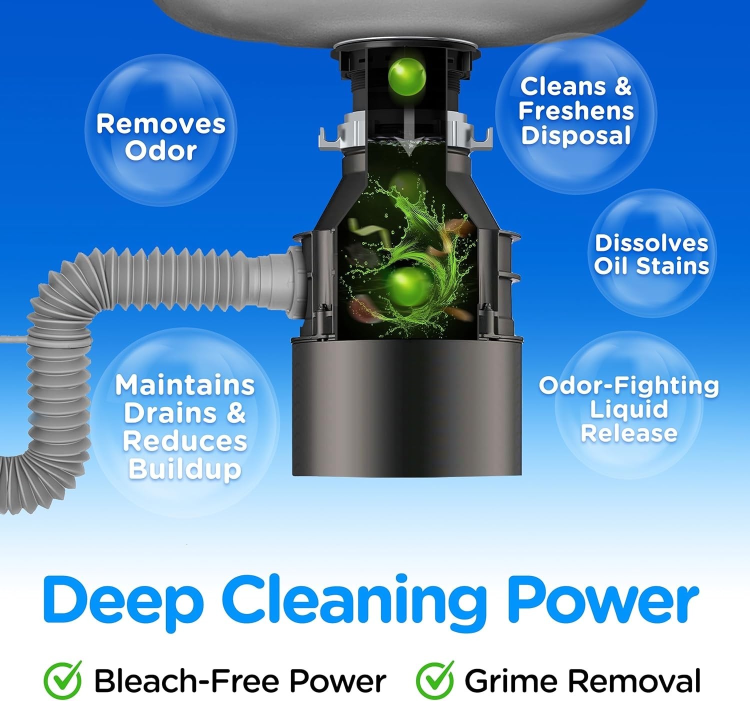 Plink 60ct Garbage Disposal Cleaner & Deodorizer – Assorted Biodegradable Scents