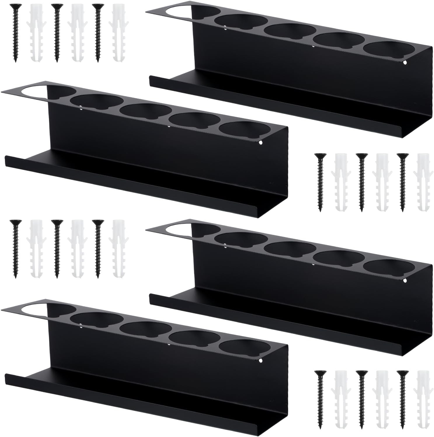 4 Pack Heavy-Duty Aerosol Spray Can Holder Rack Organizer | No Robust Quick Moun