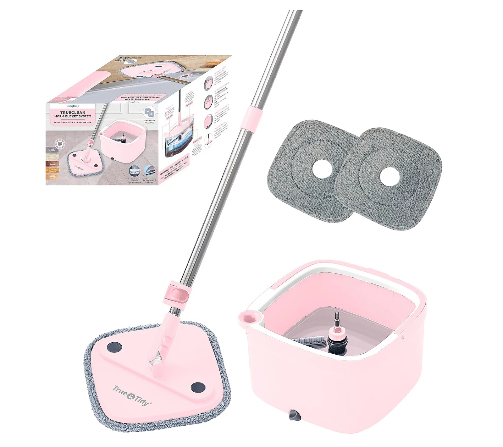 True & Tidy TrueClean Mop and Bucket System