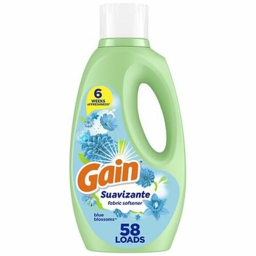 2 PACK Gain Fabric Softener Blue Blossoms Suavizante – 50.0 fl oz