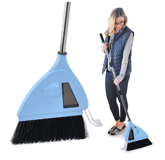 Vacuum Broom, 2 in 1 20,000 rpm Motor Strong Suction Ultra Quiet