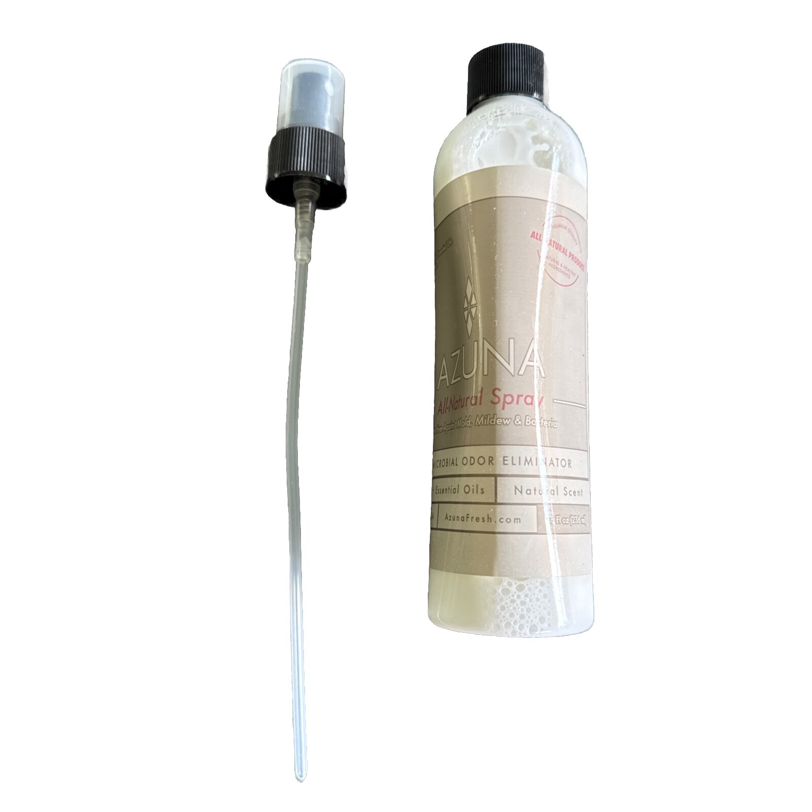 Azuna All-Natural Spray Antimicrobial Odor Eliminator 8 oz Spray Bottle