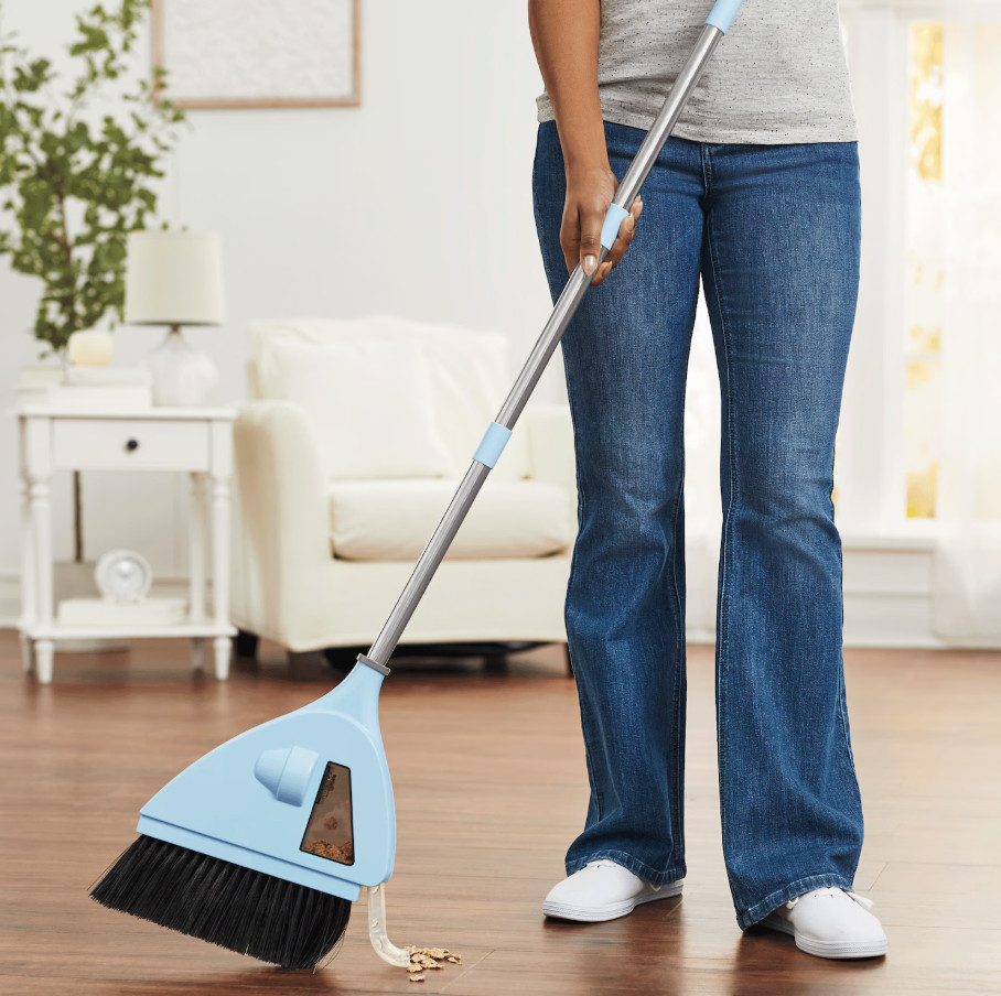 Cordless Vacuum Broom Electric Portable Handheld Sweeper 20,000 RPM