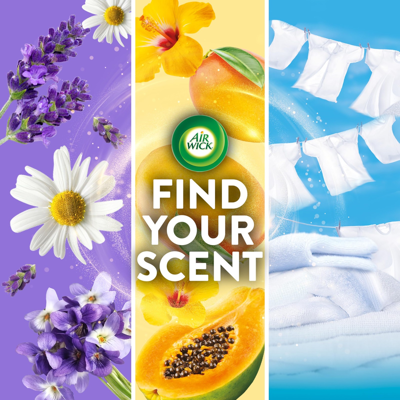 Air Wick Scented Oil Warmer, White, 360° Fragrance Diffusion, 5 Settings