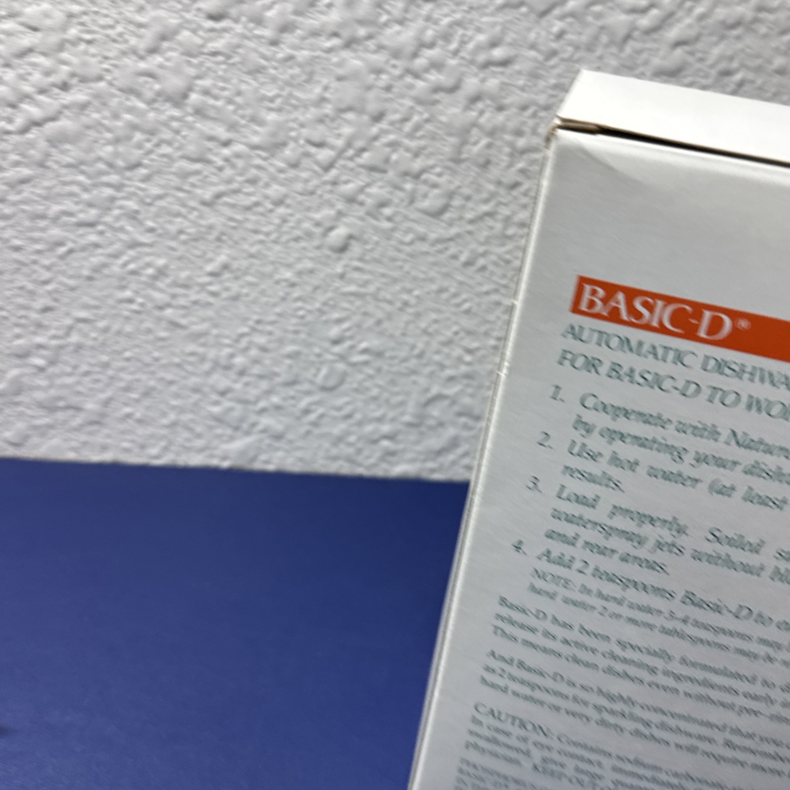 Vintage Shaklee Basic-D Automatic Dishwashing Concentrate Powder 3lbs