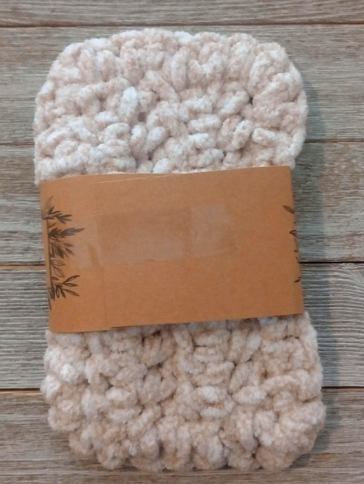 Handmade Crochet Dust Cloth Cream Reusable Eco Friendly Chemical Free USA