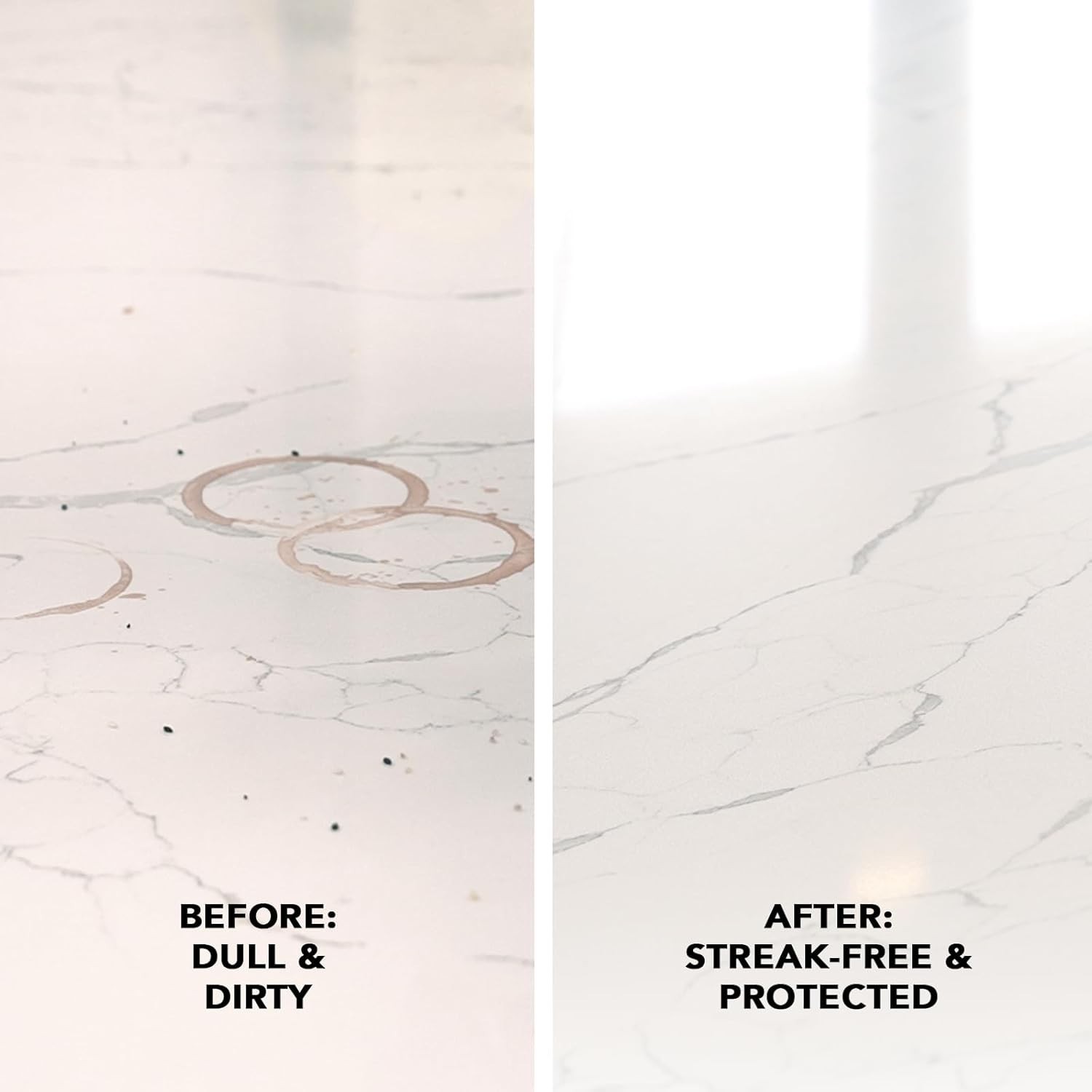Quartz Countertop Cleaner & Polish with Citrus Scent – No Rinse, 24 Oz (2 Pack)