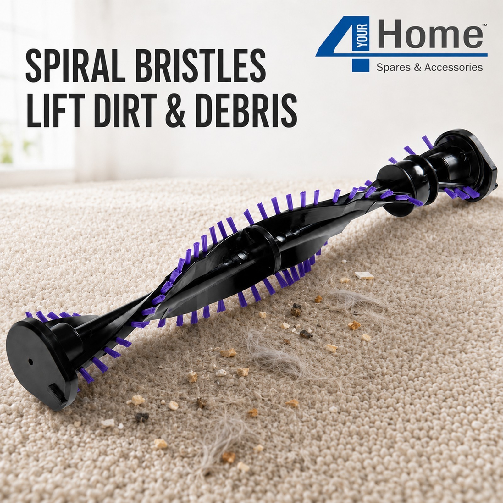 Brush Bar Roll Designed to Fit Dyson DC04 DC07 DC14 & DC33 Clutch Model Vacuum