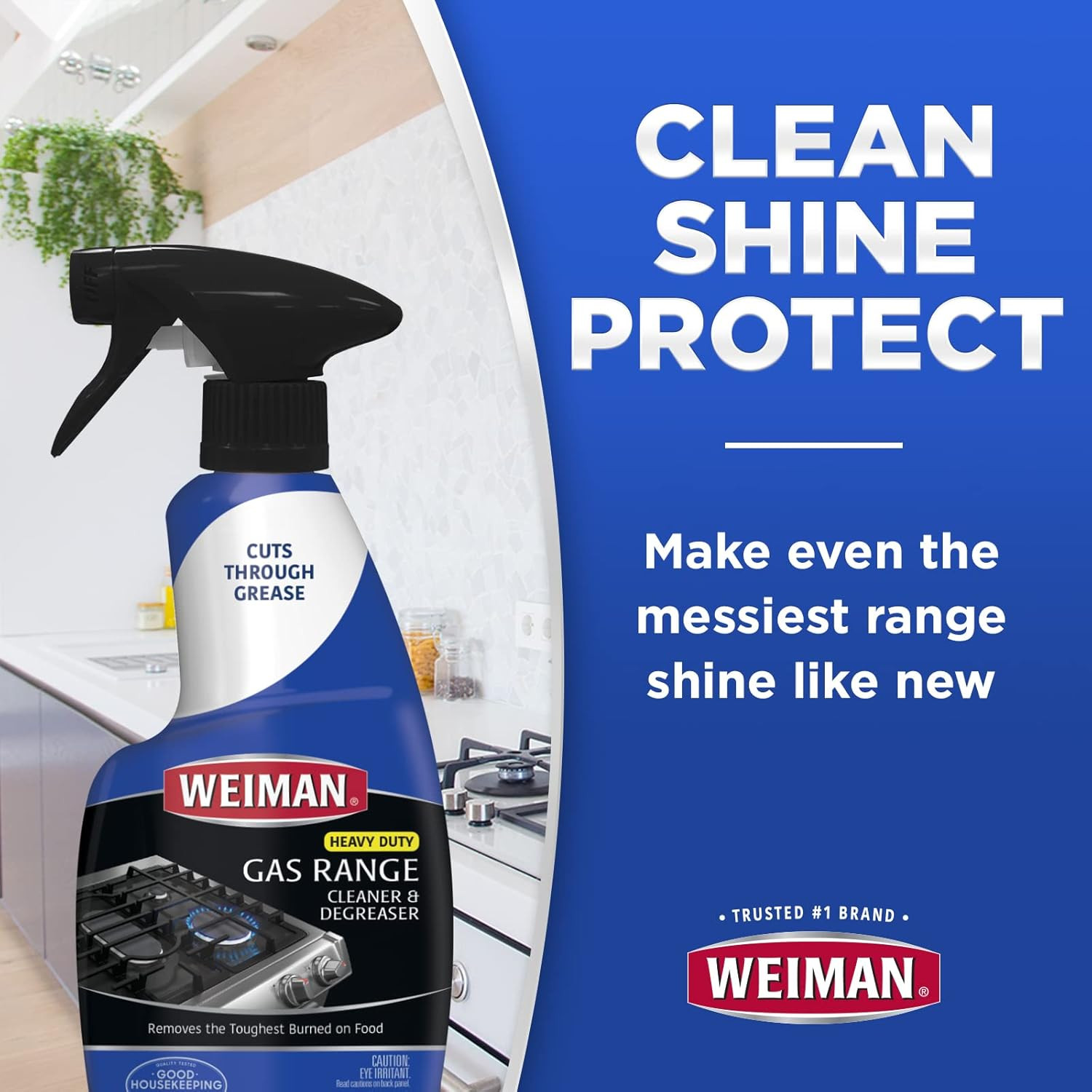 Heavy Duty Gas Range & Stove Top Cleaner and Degreaser – 2 Pack, 24