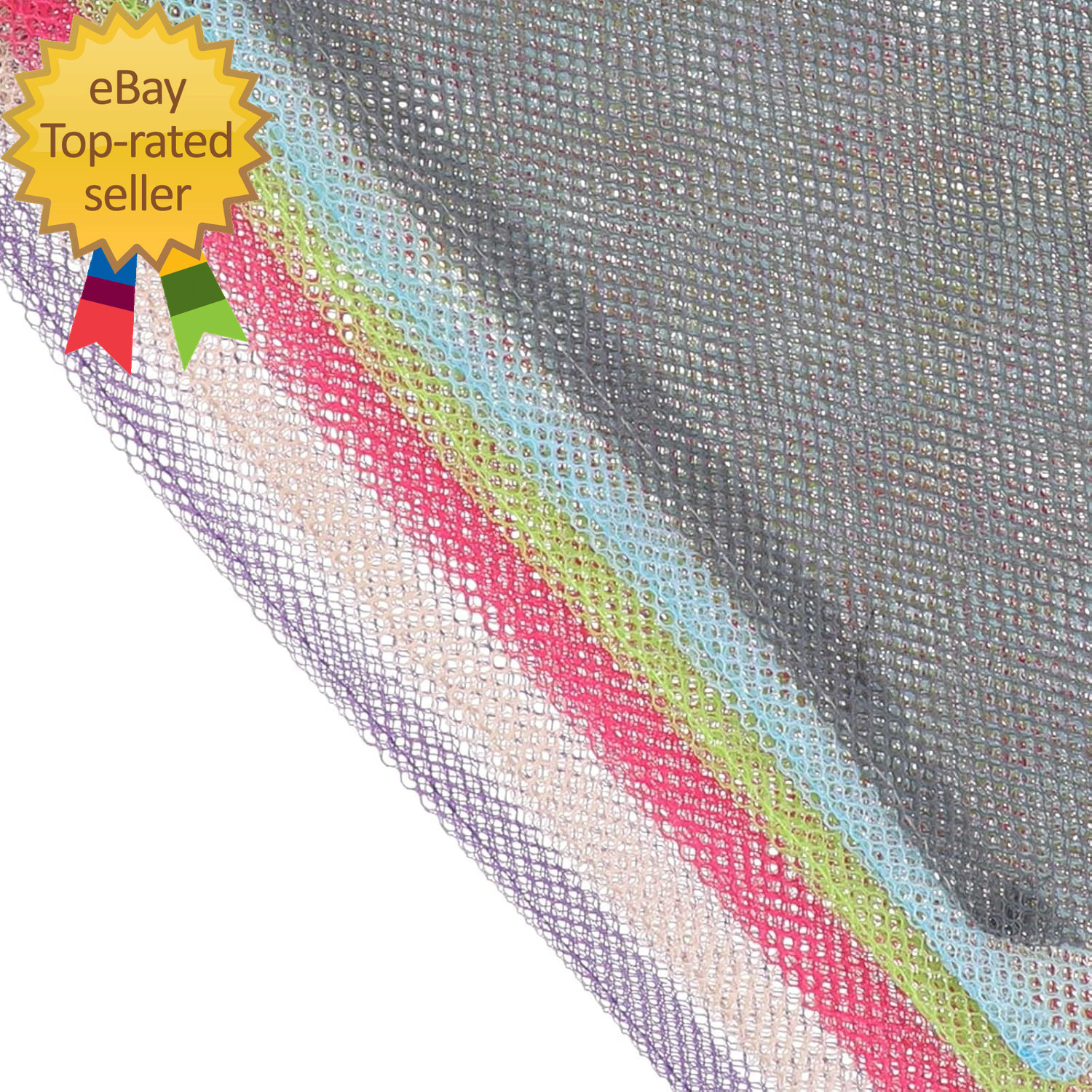 6 Pcs 11 X 15 Inch Nylon Mesh Drawstring Laundry Bags Mesh Stuff Sacks