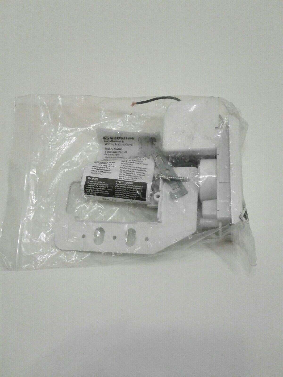 Vaculine Square Door Super Valve 791790W Reversible Flange White 120V