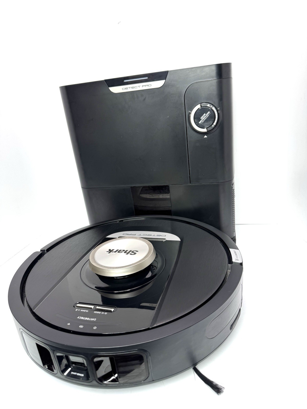 Shark RV2820VE Detect Pro Robot Vacuum Wi-Fi Self-Empty HEPA Clean Black