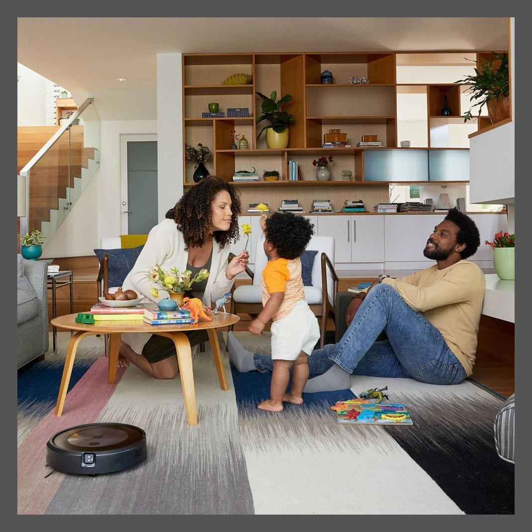 iRobot Roomba j7+ Wi-Fi Connected Self-Emptying Robot Vacuum – Black – 7550