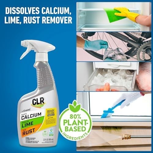 CLR Calcium Lime and Rust Remover EPA Safer Choice 22 oz Spray