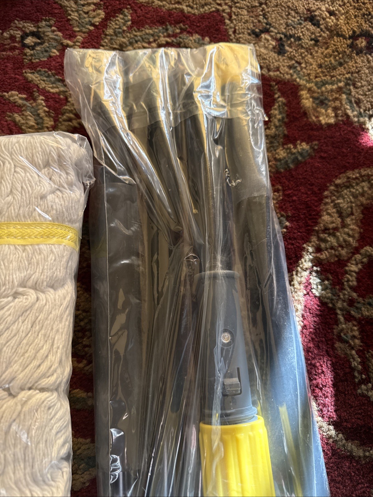 Commercial Heavy Duty Wet String Mop 60″ Handle Cotton Floor Cleaning Mop