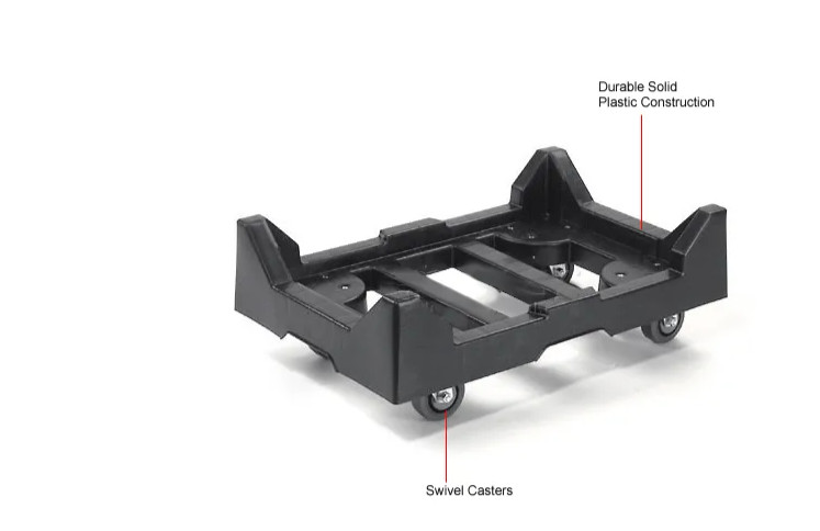 USED QUANTUM STORAGE SYSTEMS Dolly 1,000 lb Load Capacity 24 in x 15 in x 8 in