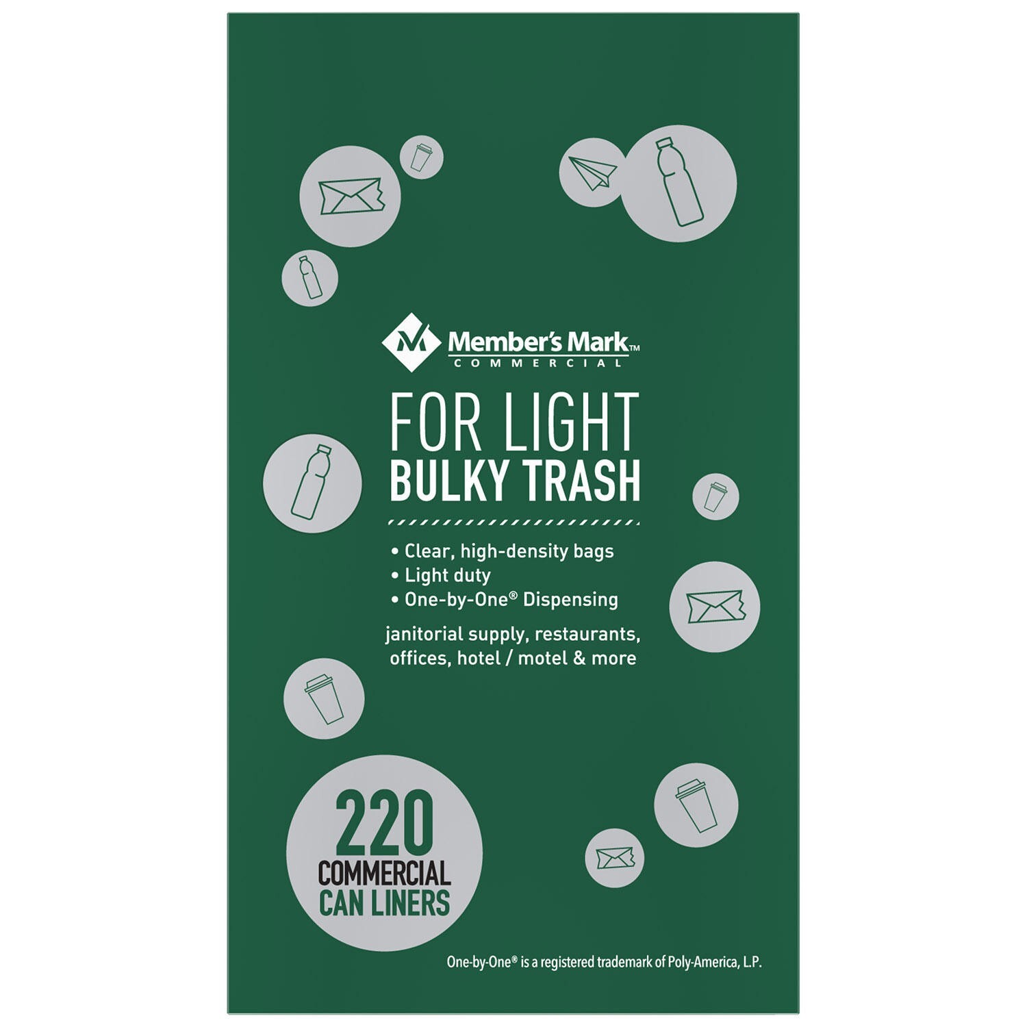Member’s Mark 50 Gallon Commercial Trash Bags (220 ct.) Great Price
