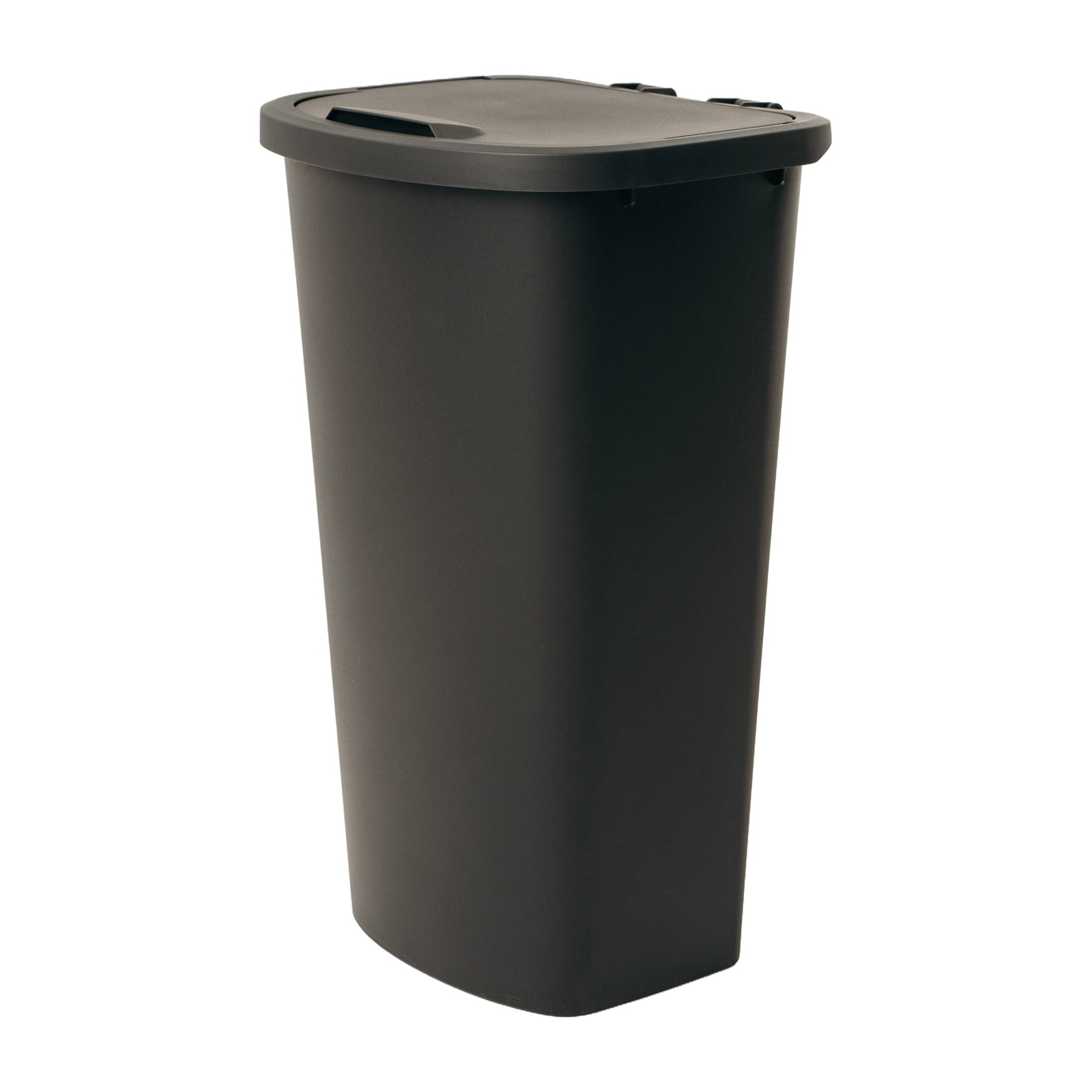 Black,11 Gallon Trash Can, Plastic Lift Top Kitchen Trash Can,