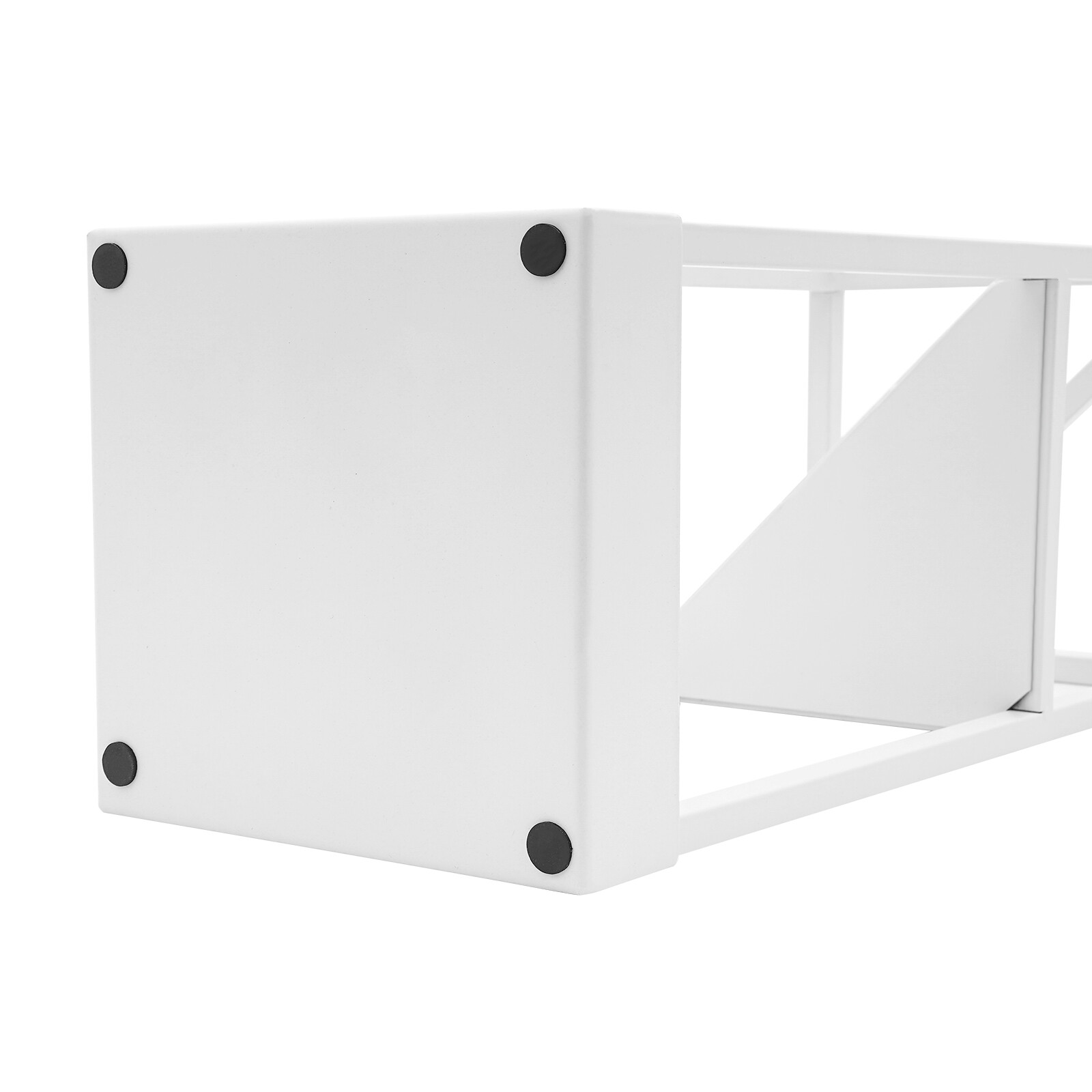 Metal Square Umbrella Rack Cane Holder Modern Entryway Umbrella Rack w/Drip Tray