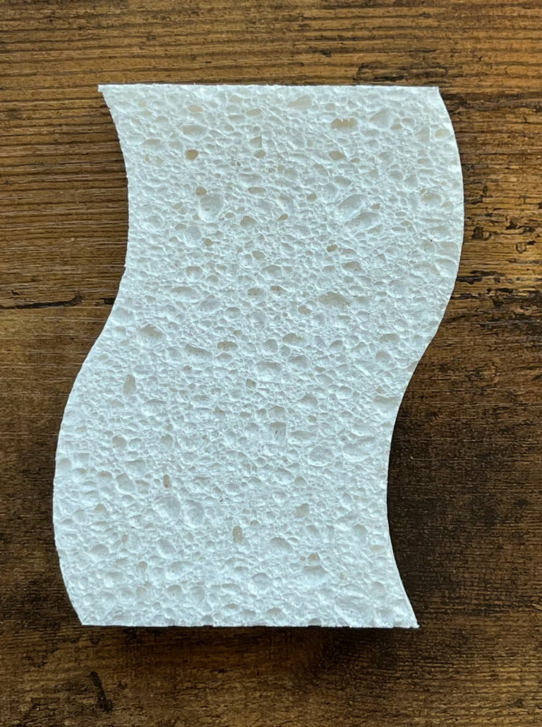 Biodegradable Natural Scrub Sponges 12-Pack Non-Scratch Plastic-Free Spring Sale