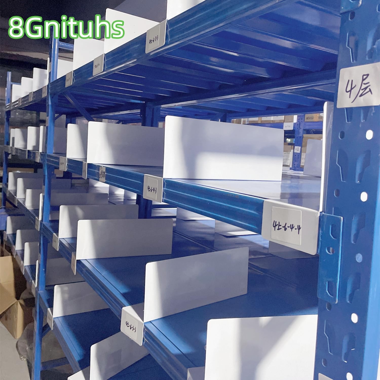 1.6MM 20 Pcs 39 * 15CM PVC Shelf Dividers for Closets Wood Shelf Separators C…