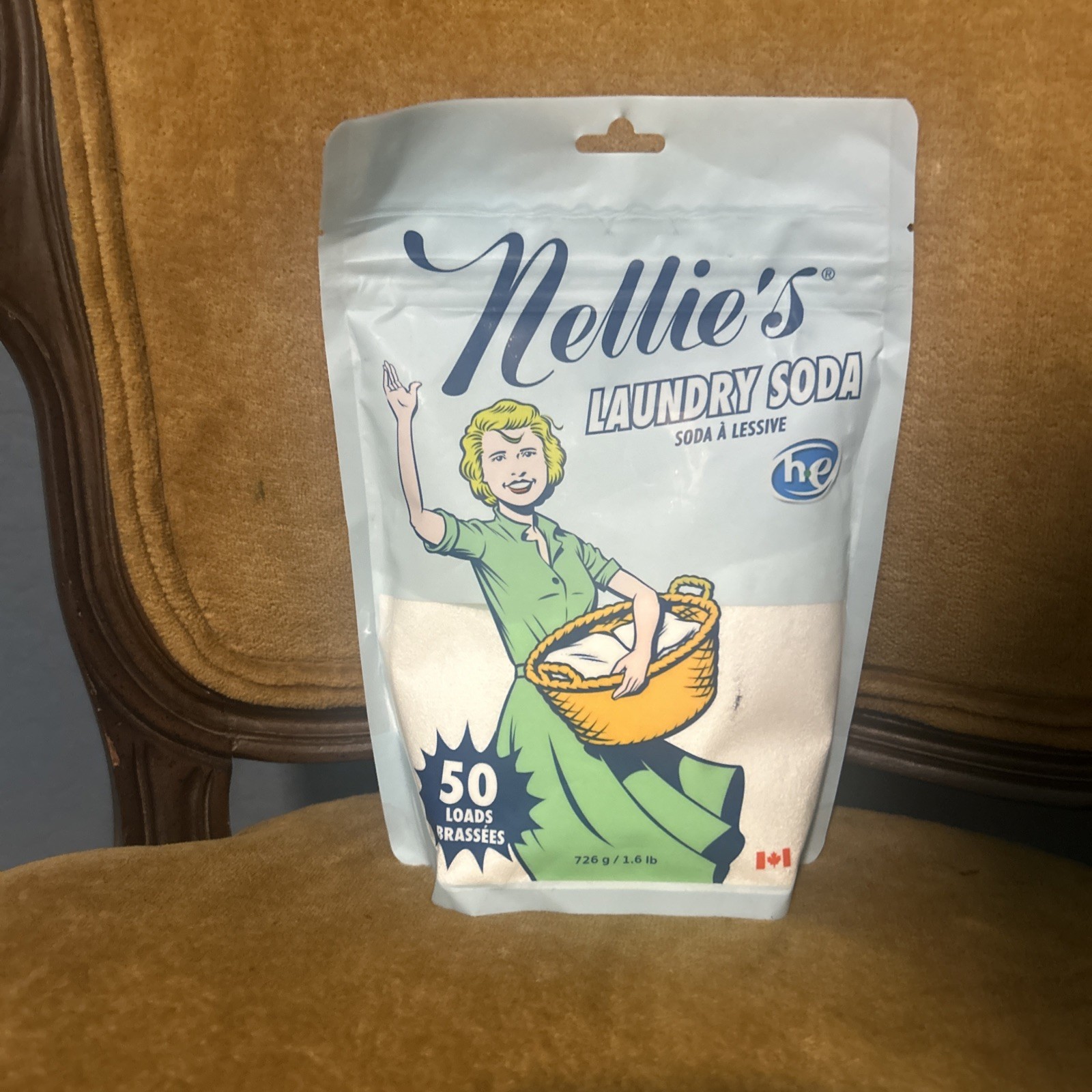Nellie’s Laundry Soda 1.6lbs Hypoallergenic Concentrated 100 Load Fragrance-Free