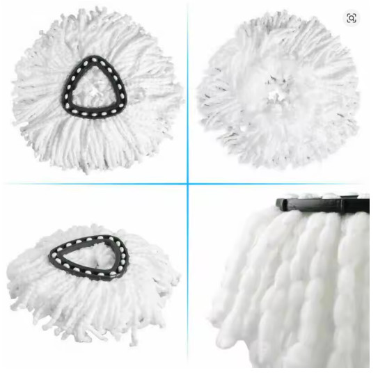 Easy Wring Clean Floor Mop Turbo Microfibre 2in1 Replacement Mop Head Refill Hom