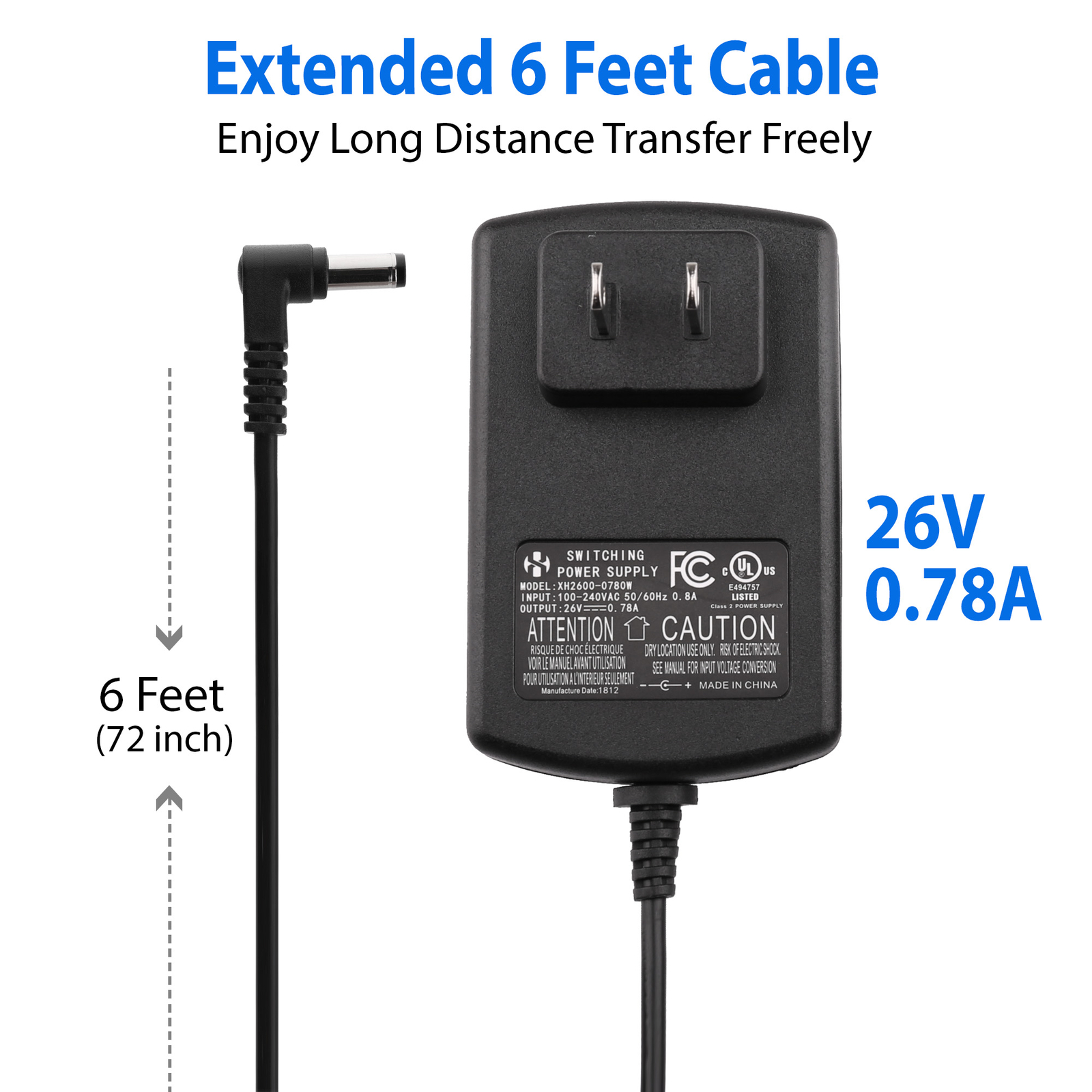 Charging Cord Charger for Dyson V6 V8 V7 DC58 DC59 DC61 DC62 SV03 SV04 SV05 SV06
