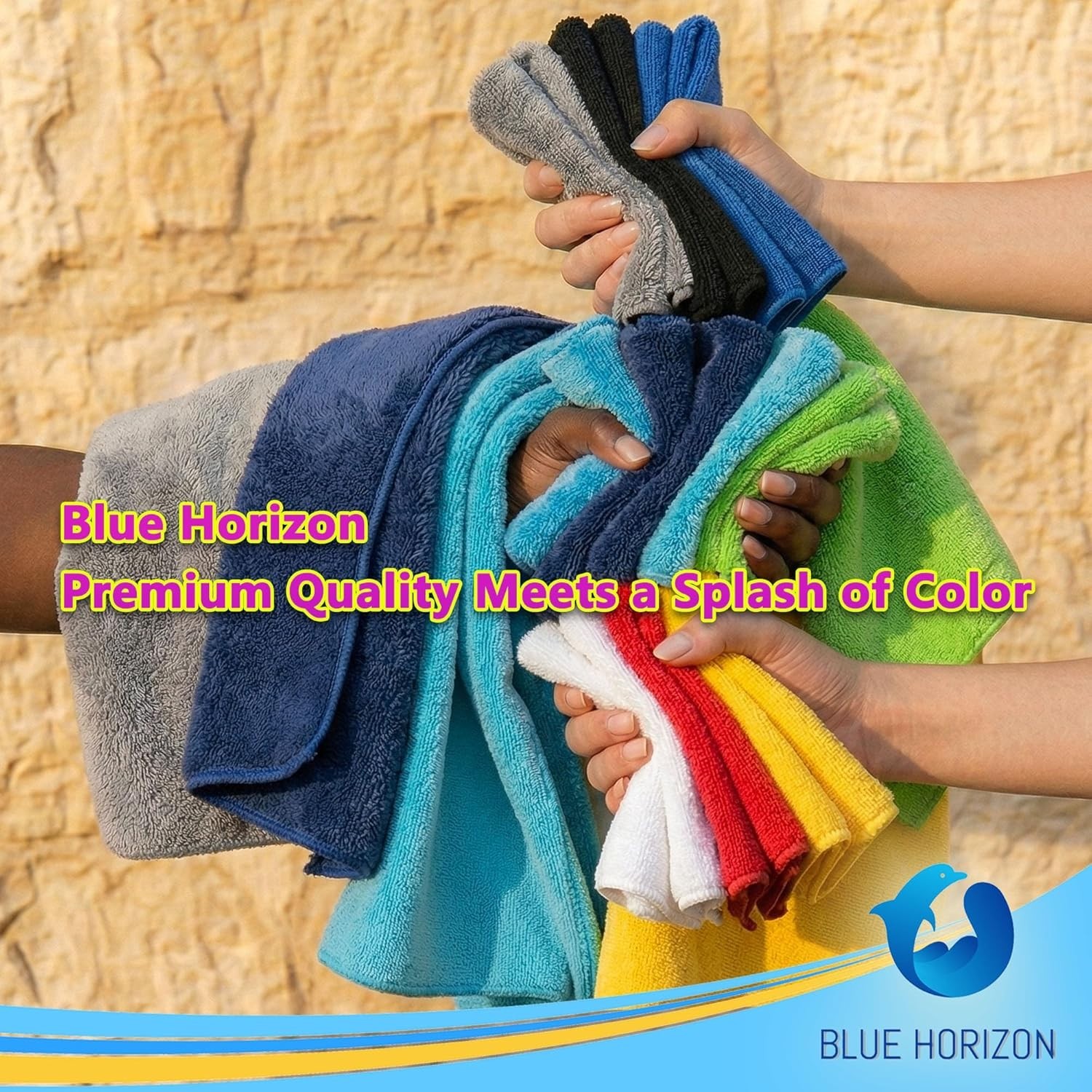Microfiber Cleaning Cloth Set Of 24 Towel Rag Car Polishing Detailing No-Scratch