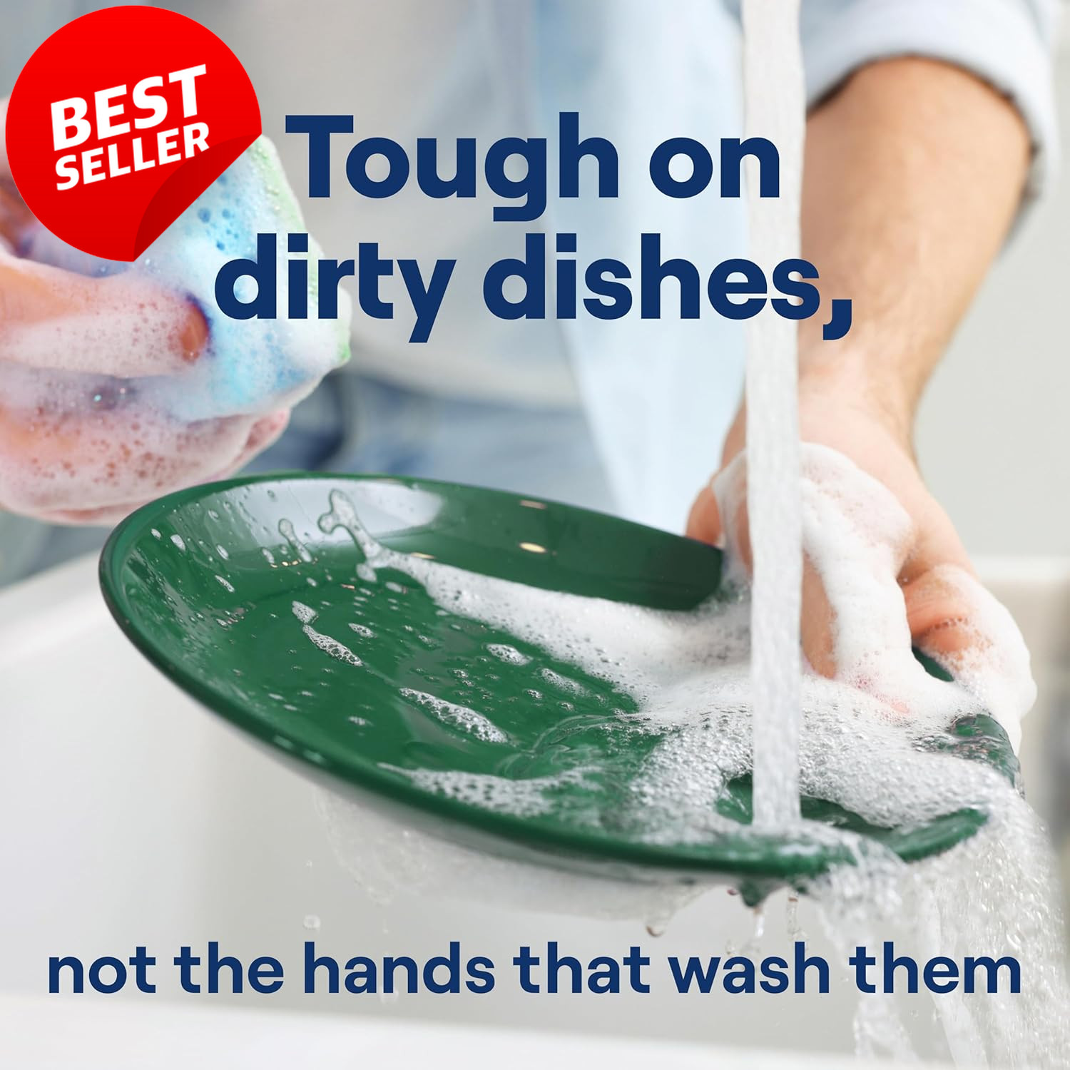 Dish Liquid Soap Refill Free & Clear 50oz Sensitive Skin Dish Soap 3 Pack US