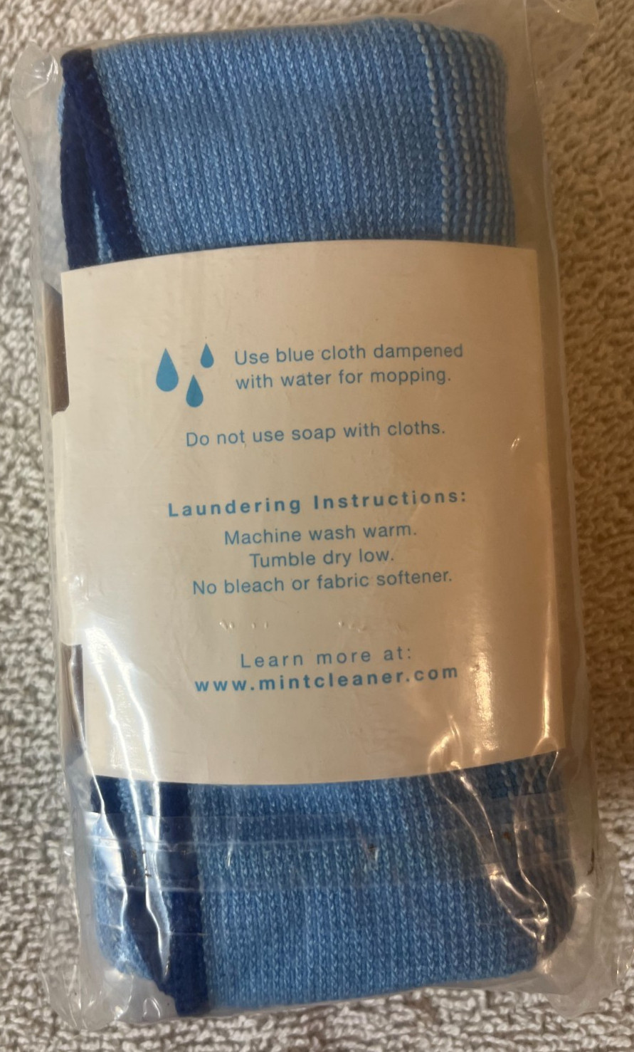 NEW Sealed PRO-CLEANER RESERVOIR PAD + MINT Blue Pro Clean Microfiber CLOTH