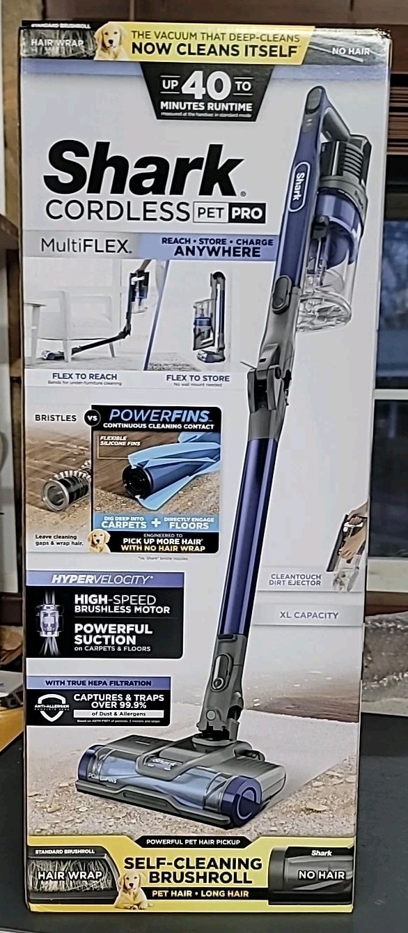 Shark iZ340H PET PRO CORDLESS STICK VACUUM CLEANER MULTIFLEX BRUSHROLL Brand new