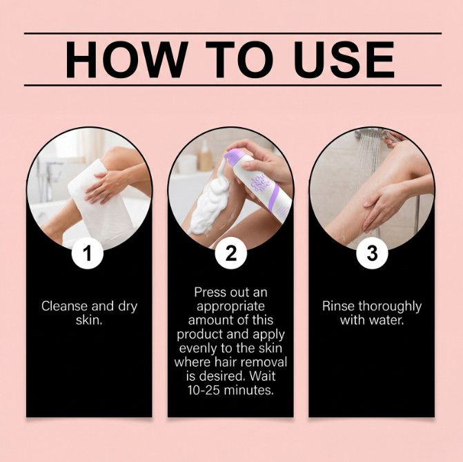 Cloud Sense Gentle Hair Removal Mousse Spray, Aloe & Hyaluronic Acid~2026