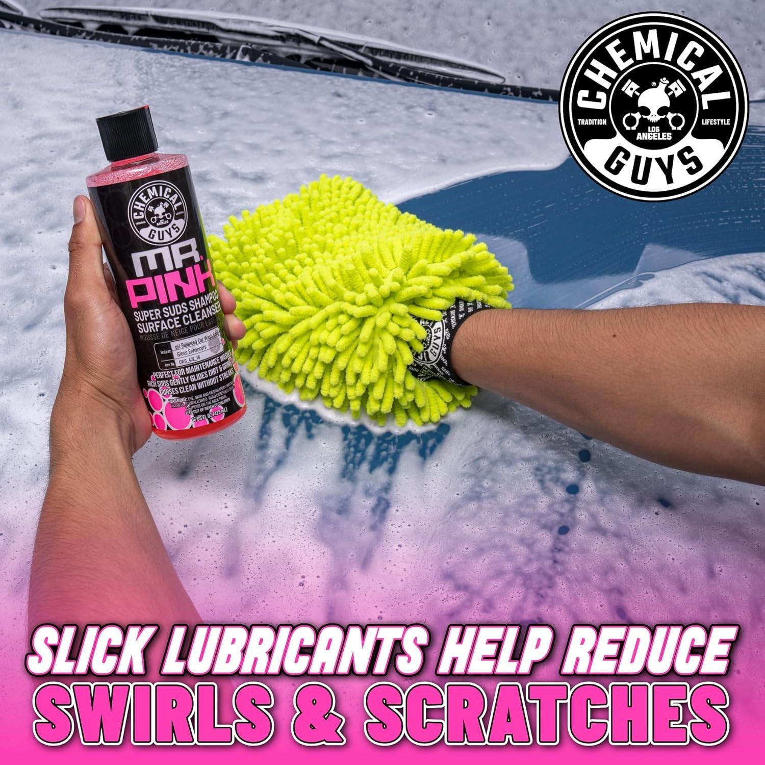 Mr. Pink Car Wash Soap 16 oz Super Suds Foaming Car Wash Soap for Cannon, Bl…