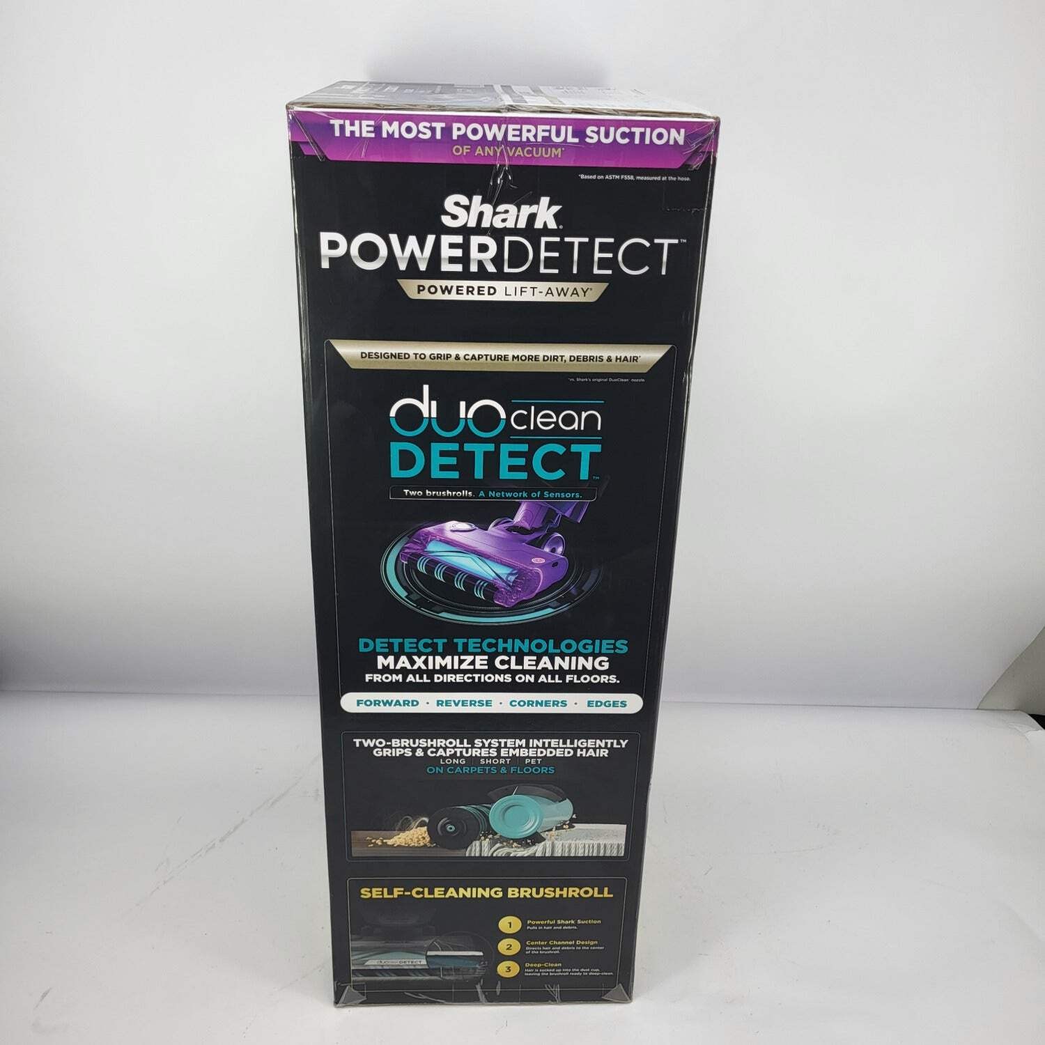 New Shark Powerdetect Upright Bagless Smart Vacuum Cleaner Purple AZ4002