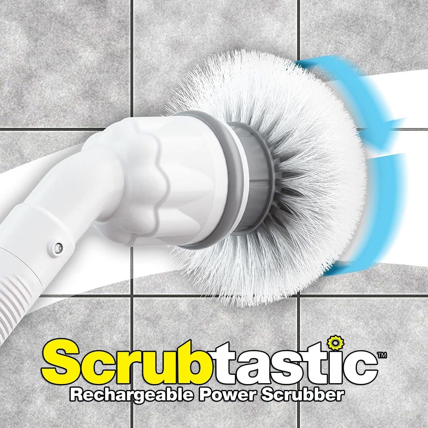 Homitt Electric Spin Scrubber Cordless Floor Shower Cleaning Brush- Free Ship