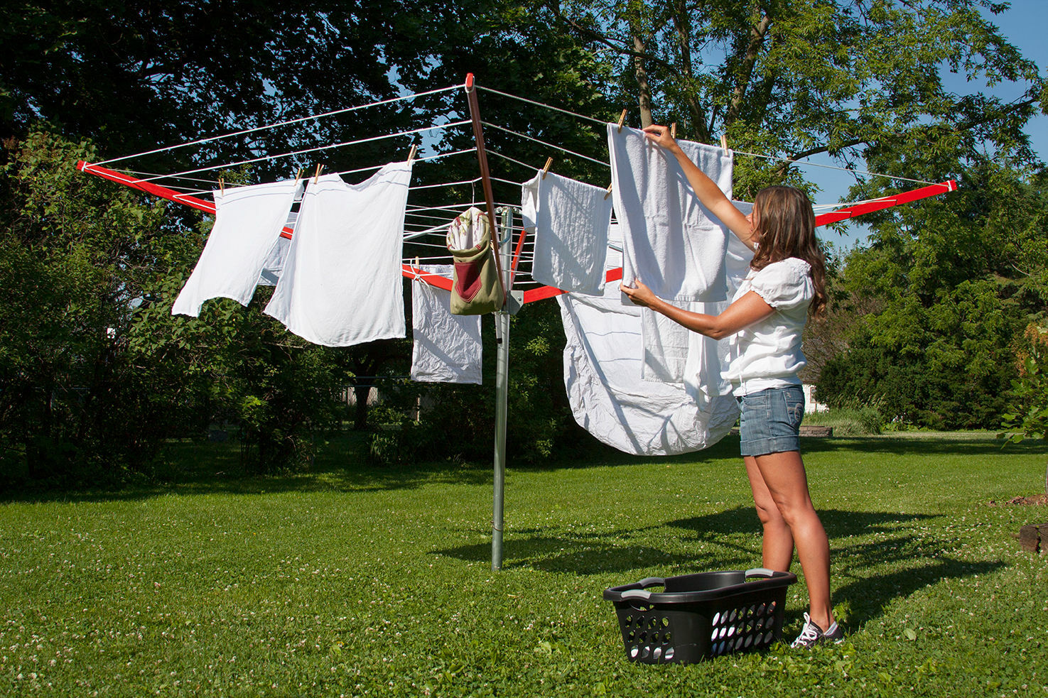 NATURAL LAUNDRY SUNSHINE CLOTHESLINE CLOTHES DRYER UMBRELLA STYLE DRYER DL14