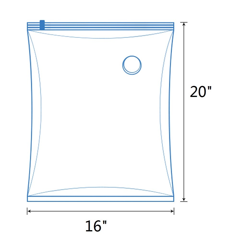 1/10 Pack Reusable Vacuum Storage Bags Space Saver for Clothes Blankets S/L/XL