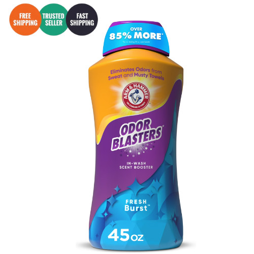 ARM & HAMMER Odor Blasters In-Wash Scent Booster, Fresh Burst, 45 Oz