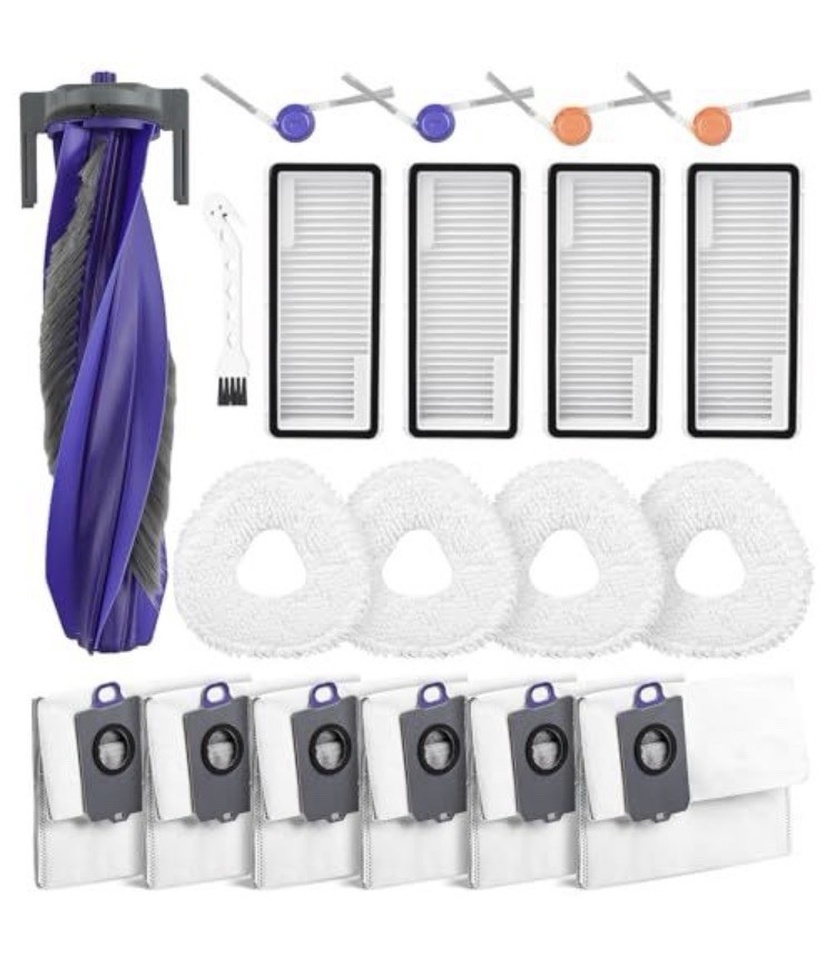 20 Pcs Accessories Kit for NARWAL Freo Z10 Ultra Robot Vacuum Cleaner Parts
