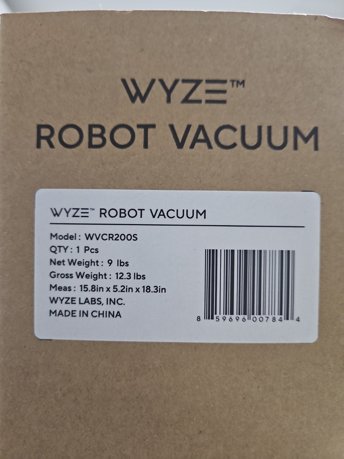 Wyze Robot Vacuum WVCR200S LiDAR Smart Vacuum w/ Charging Dock – Works Great!