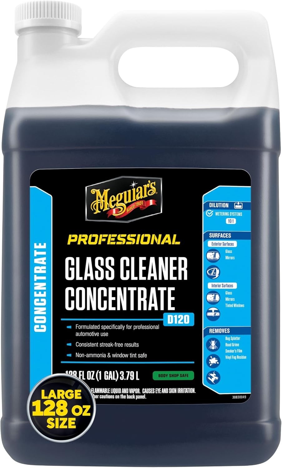 Meguiar’s Professional Glass Cleaner Concentrate, Car Glass Cleaner, Professi…