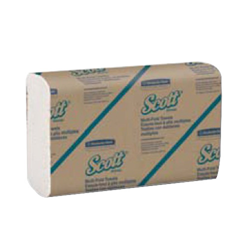 Kimberly Clark Scott Multifold Towel White Paper 9.4″ L x 9.2″ W | 16 Pack/Case