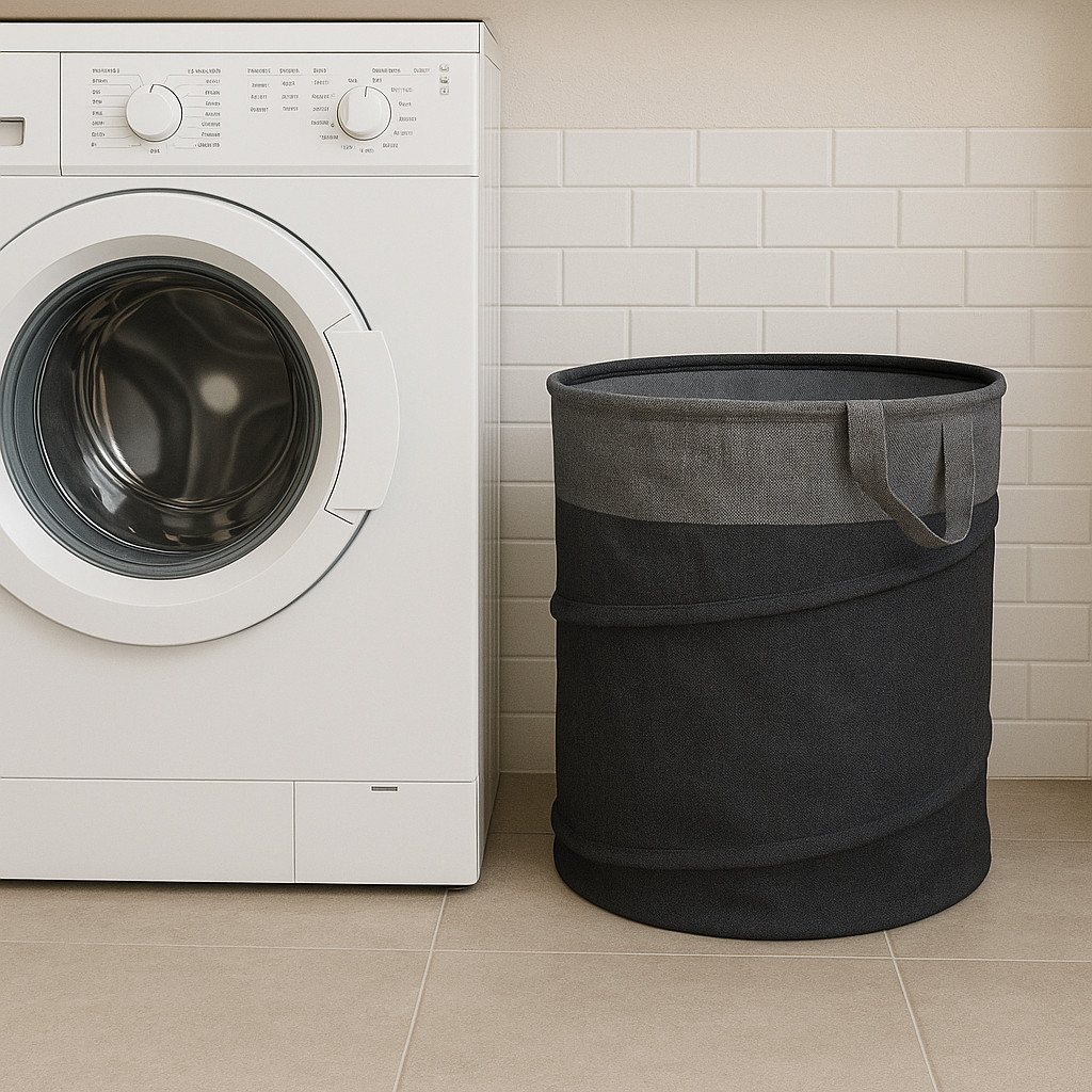 Jumbo Pop Up Laundry Hamper Non-Woven Iron Wire Frame Foldable Multi-Purpose