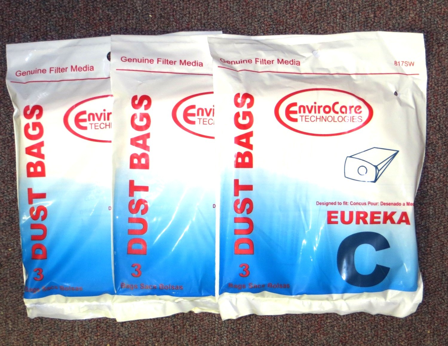 Eureka Vacuum Bags Style C Mighty Mite 9 pack
