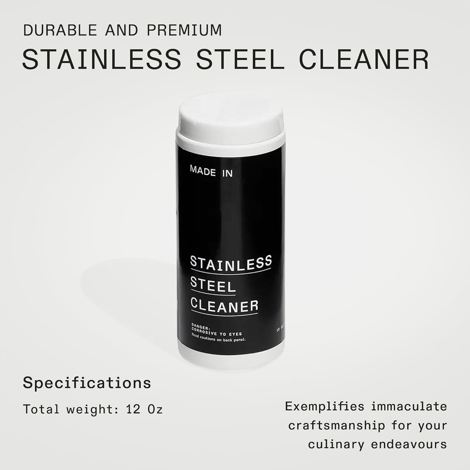 Cookware – Stainless Steel Cleaner – Environmentally Safe Stainless Steel Cleane